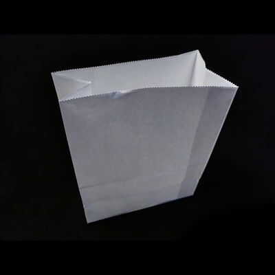 White Kraft Paper Stand Up Pouch Customized Stand Up Paper Pouches Biodegradable