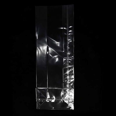 Resealable Clear Plastic Packaging Bags Custom Printed Side Gusset Plastic Bags