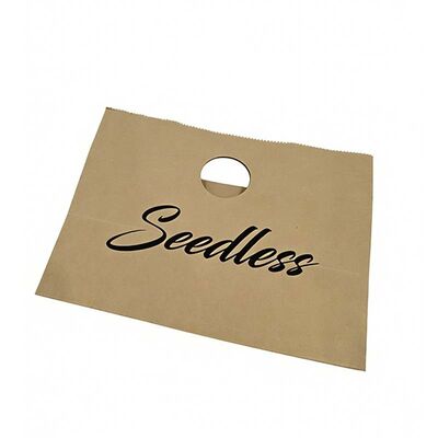 Eco Friendly Die Cut Bag Biodegradable Kraft Paper Shopping Bag Recyclable