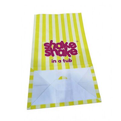 Biodegradable Paper Food Packaging Bags Moisture Resistant Bread Paper Bags Breathable
