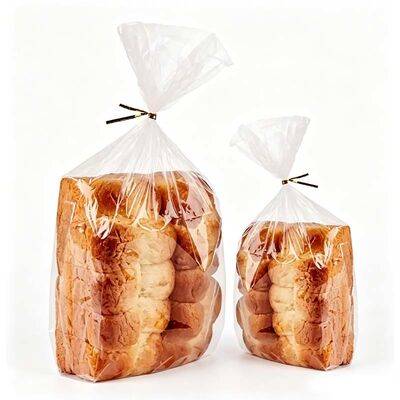 Custom Size Plastic Bread Bag Eco Friendly Bread Packaging Plastic Bags Moisture Resistant
