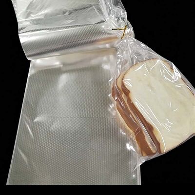 Water Resistant Plastic Wicketed Bags High Breathable Clear Bread Bag Leakproof