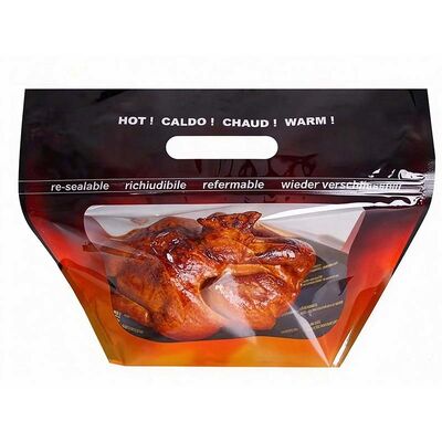 Eco Friendly Chicken Packaging Bags Biodegradable Fast Food Bags Grease Resistant