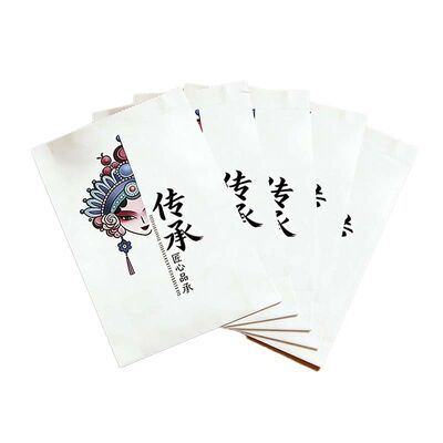 Eco Friendly Satchel Paper Bag Biodegradable Pinch Bottom Open Mouth Bag