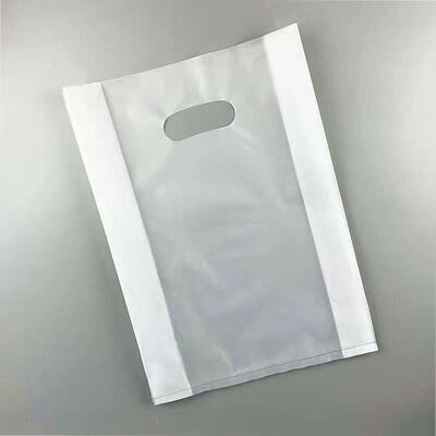 Customizable Plastic Shopping Bags Frosted Die Cut Bags Lightweight