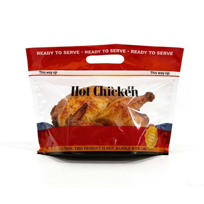 Heat Resistant Roast Chicken Bag Custom Chicken Packaging Bags With Resealable Zipper