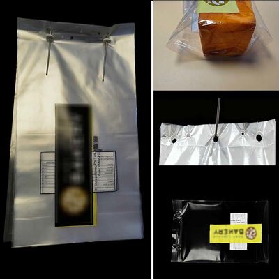 Tear Resistant Clear Plastic Bakery Bags Leakproof Baguette Bags Packaging