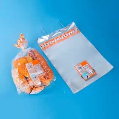 Heat Seal Plastic Wicketed Bags Food Grade Flat Bottom Plastic Bags High Clarity
