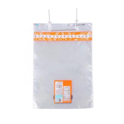 Heat Seal Plastic Wicketed Bags Food Grade Flat Bottom Plastic Bags High Clarity