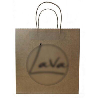 Versatile Twisted Handle Paper Bag Reusable Recyclable Paper Bag Brown