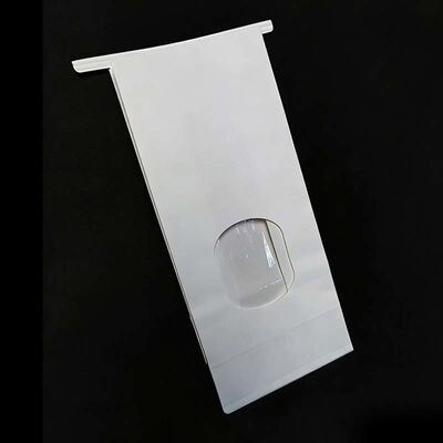 White Custom Tin Tie Bags Reusable Tin Tie Bags With Window
