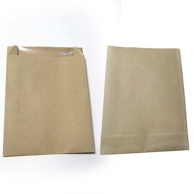 Food Safe Satchel Paper Bag Greaseproof Brown Paper Snack Bags Durable