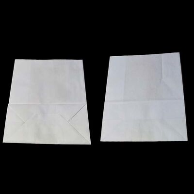 White Kraft Paper Stand Up Pouch Customized Stand Up Paper Pouches Biodegradable