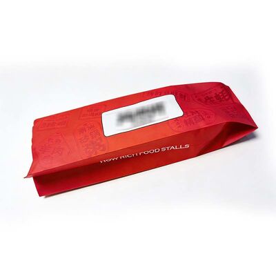 High Temperature Resistance Aluminium Lined Bags Compact Fast Food Paper Bags Recyclable