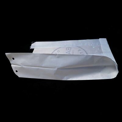 Durable Paper Baguette Bags White Kraft Flat Paper Bags With Clear Window