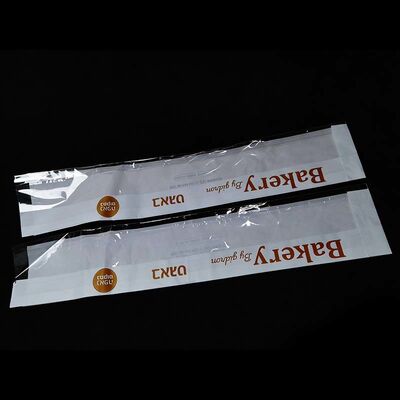 White Flat Bottom Paper Bag Durable Satchel Paper Bags With Window