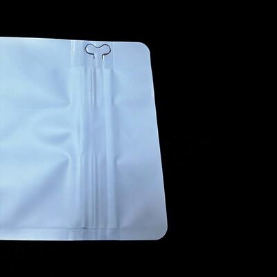 Food Grade Plastic Coffee Bag White Zipper Coffee Bags Moisture Proof