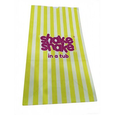 Biodegradable Paper Food Packaging Bags Moisture Resistant Bread Paper Bags Breathable