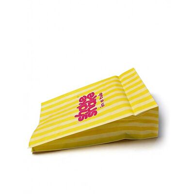 Biodegradable Paper Food Packaging Bags Moisture Resistant Bread Paper Bags Breathable