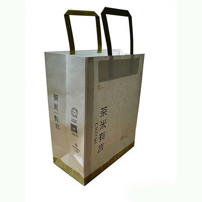 Biodegradable Eco Friendly Paper Bags Durable Recycled Kraft Paper Bags