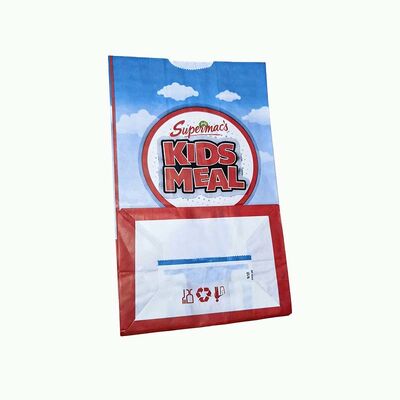 High Load Bearing SOS Paper Bags Breathable Food Safe Paper Bags With Custom Logo