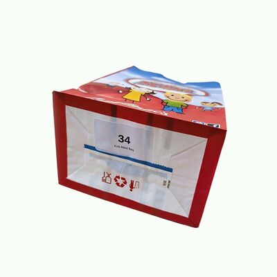 High Load Bearing SOS Paper Bags Breathable Food Safe Paper Bags With Custom Logo