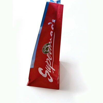 High Load Bearing SOS Paper Bags Breathable Food Safe Paper Bags With Custom Logo