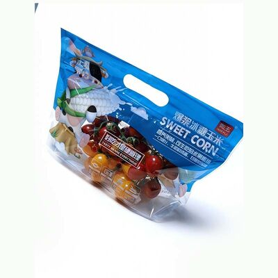 Clear Vented Vegetable Bags Customized Vented Bags For Produce