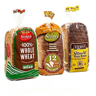 Food Safe Plastic Bread Packaging Bags Tear Resistant Bread Plastic Packaging  High Transparency
