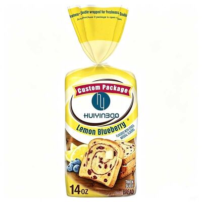 Lightweight Custom Printed Bread Bags Hygienic Baguette Sandwich Packaging Waterproof