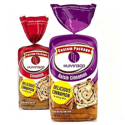 Lightweight Custom Printed Bread Bags Hygienic Baguette Sandwich Packaging Waterproof
