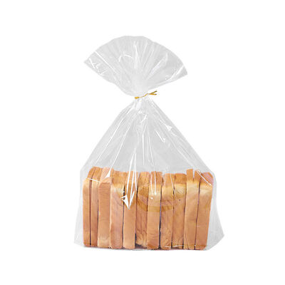 Custom Size Plastic Bread Bag Eco Friendly Bread Packaging Plastic Bags Moisture Resistant