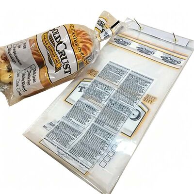 Eco Friendly Custom Wicket Bags High Clarity Plastic Bakery Bags Easy Tear Opening