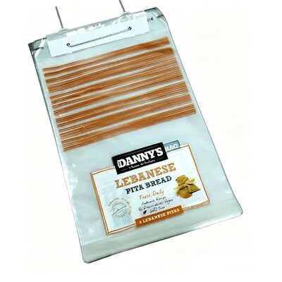 Eco Friendly Custom Wicket Bags High Clarity Plastic Bakery Bags Easy Tear Opening