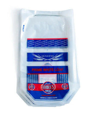Custom Printed Plastic Wicketed Bags Food Grade Bakery Bread Bags High Transparency