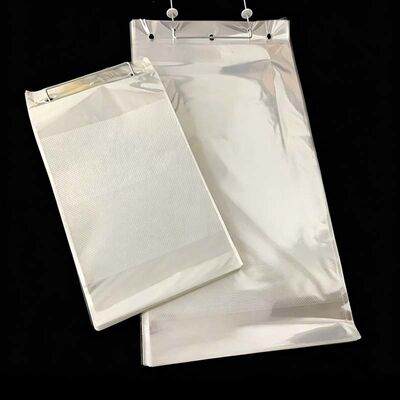 Water Resistant Plastic Wicketed Bags High Breathable Clear Bread Bag Leakproof