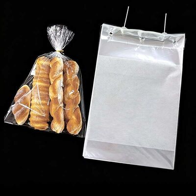 Food Safe Wicketed Plastic Bag Micro Perforated Bread Packaging Bags Tear Resistant