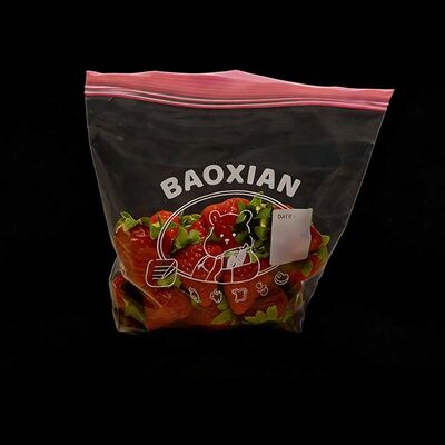 Custom Logo Zipper Seal Bag No Leakage Plastic Zip Lock Bags Reusable