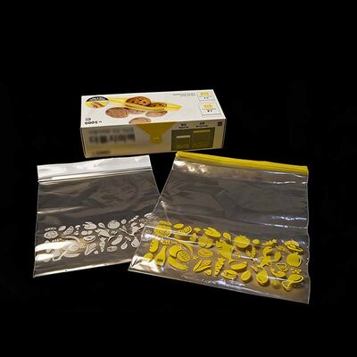 No Leakage Recyclable Plastic Bag Reusable Food Sealer Zipper Bags