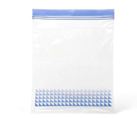 Leakproof Laminated Packaging Bags Reusable Double Seal Ziplock Bags Waterproof