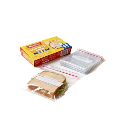 Waterproof Reusable Ziplock Bags Eco Friendly Food Safe Ziploc Bags Transparent / Semi Clear