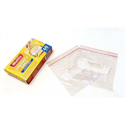 Waterproof Reusable Ziplock Bags Eco Friendly Food Safe Ziploc Bags Transparent / Semi Clear