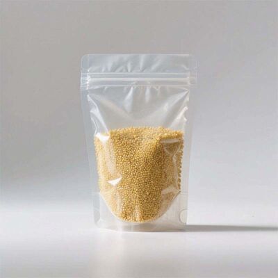 Transparent Stand UP Pouch Food Safe Resealable Sweet Pouches Tear Resistant