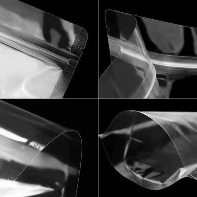 Lightweight Heavy Duty Clear Plastic Bags Airtight Stand Up Food Storage Bags