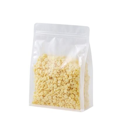 Frosted Plastic Stand Up Pouch Eight Side Seal Plastic Pouch Resealable