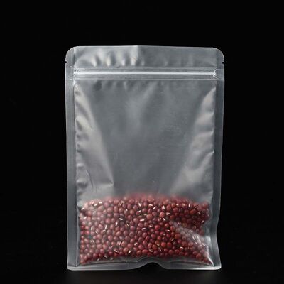 Thickened Laminated Packaging Bags Resealable Clear Flat Pouch Customized For Food Storage