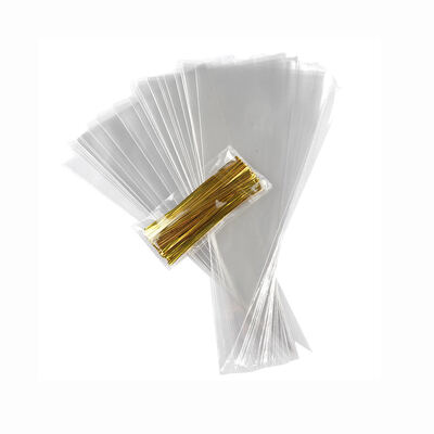 Resealable Plastic Bread Bag Food Grade Clear Triangle Cellophane Bags Lightweight