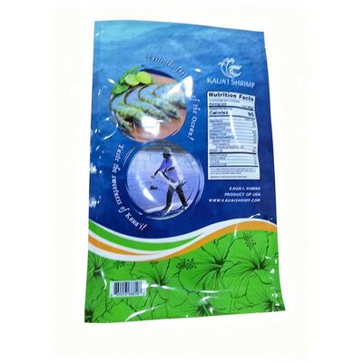 Eco Friendly Recyclable Plastic Bag Anti Tarnish Seafood Packaging Bags Resealable