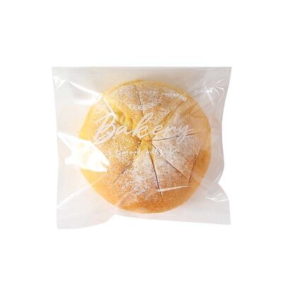 Greaseproof Plastic Bread Bag Clear Self Adhesive OPP Bag Customizable