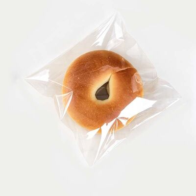 Greaseproof Plastic Bread Bag Clear Self Adhesive OPP Bag Customizable
